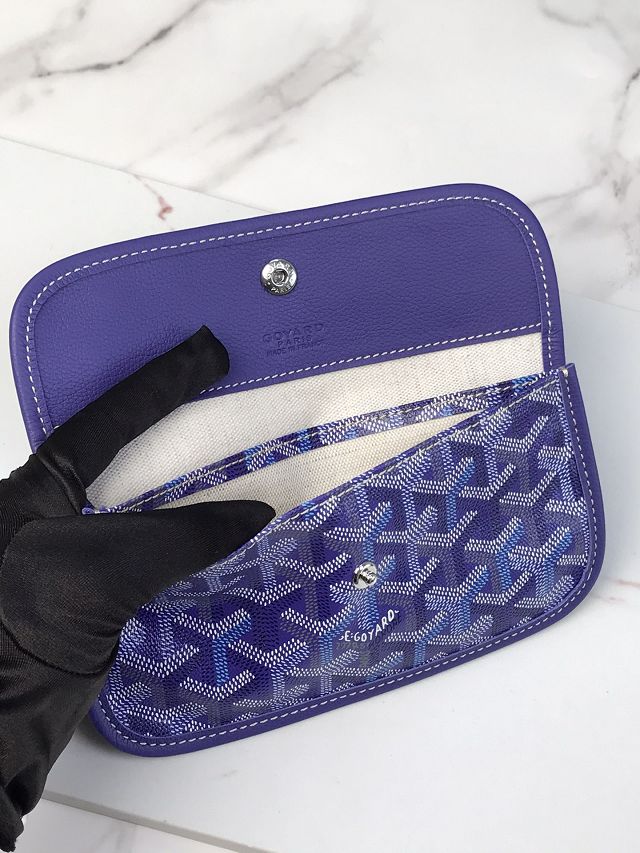 Goyard original canvas boheme hobo bag GY0094 blueberry purple