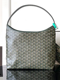 Goyard original canvas boheme hobo bag GY0094 dark green