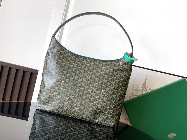 Goyard original canvas boheme hobo bag GY0094 dark green