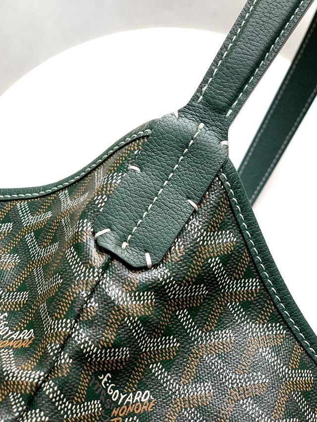 Goyard original canvas boheme hobo bag GY0094 dark green