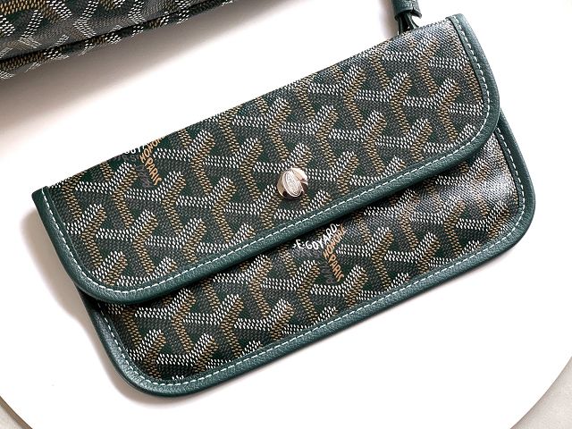 Goyard original canvas boheme hobo bag GY0094 dark green