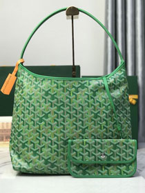 Goyard original canvas boheme hobo bag GY0094 meadow green