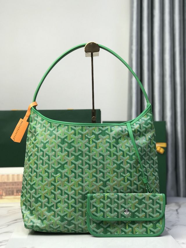Goyard original canvas boheme hobo bag GY0094 meadow green