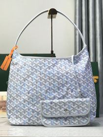 Goyard original canvas boheme hobo bag GY0094 polar blue