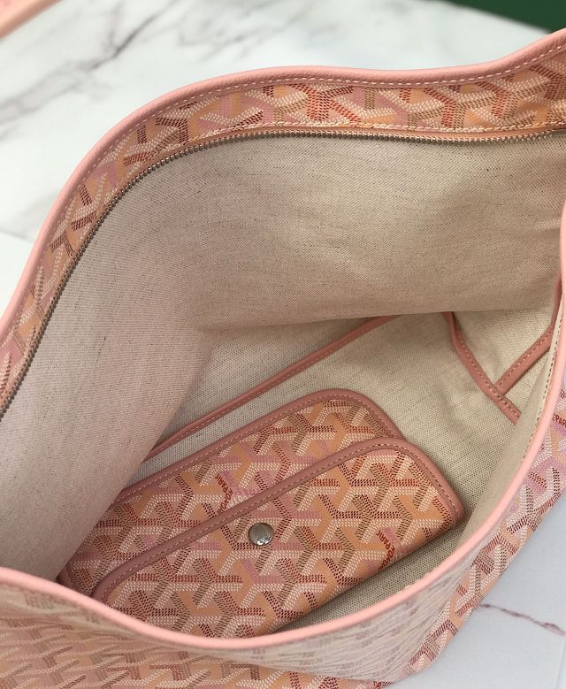Goyard original canvas boheme hobo bag GY0094 powder pink