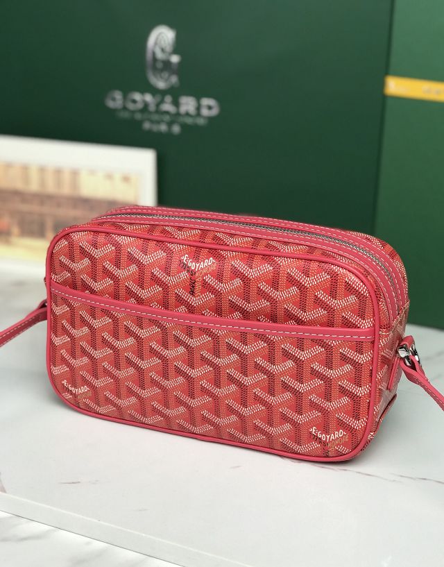 Goyard original canvas cap vert bag GY0015 fuchsia