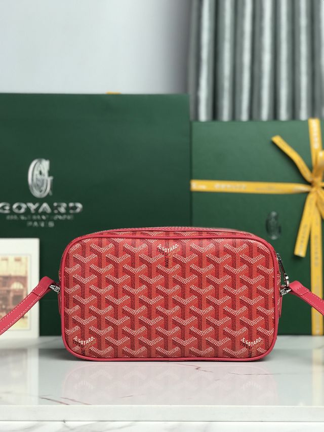Goyard original canvas cap vert bag GY0015 fuchsia