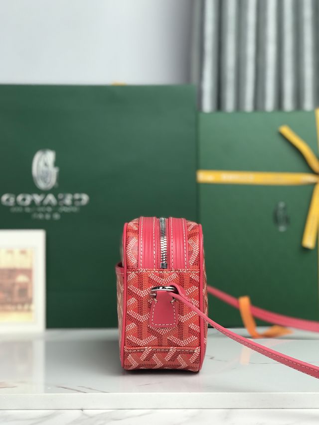 Goyard original canvas cap vert bag GY0015 fuchsia