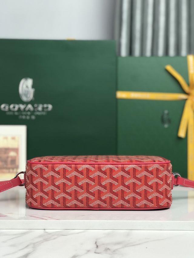 Goyard original canvas cap vert bag GY0015 fuchsia