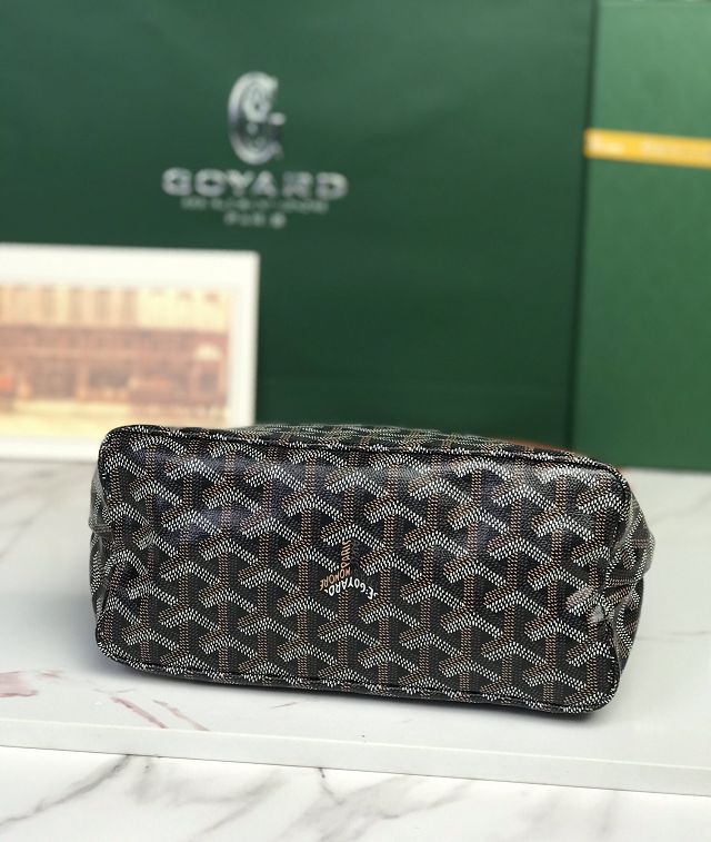 Goyard original canvas hobo boheme mini bag GY0143 black&brown