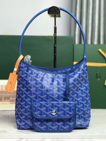 Goyard original canvas hobo boheme mini bag GY0143 blue