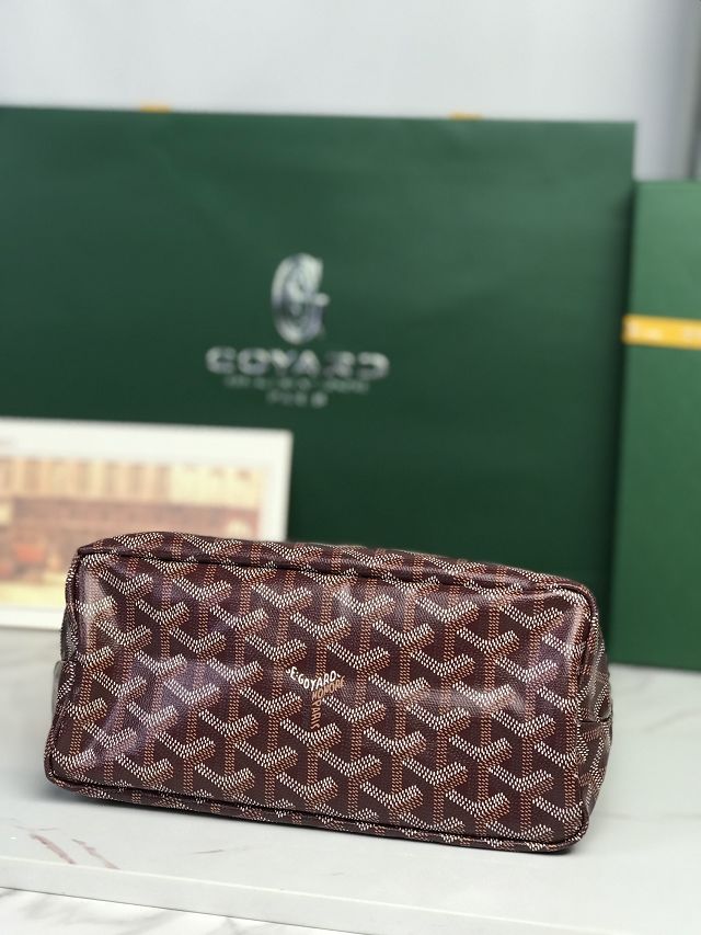 Goyard original canvas hobo boheme mini bag GY0143 burgundy