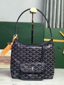 Goyard original canvas hobo boheme mini bag GY0143 dark blue