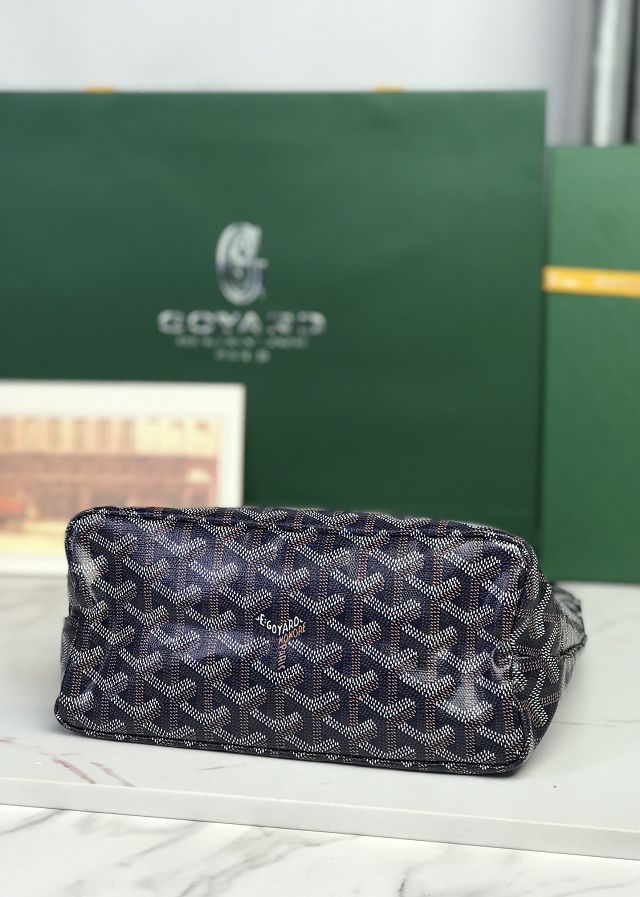 Goyard original canvas hobo boheme mini bag GY0143 dark blue