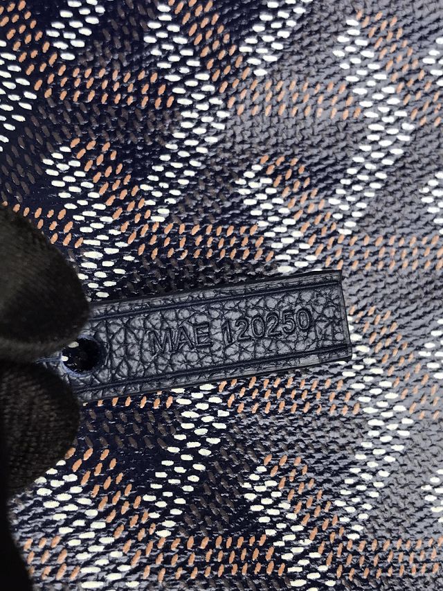 Goyard original canvas hobo boheme mini bag GY0143 dark blue