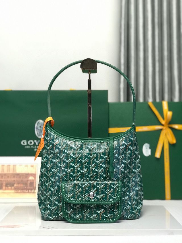 Goyard original canvas hobo boheme mini bag GY0143 green