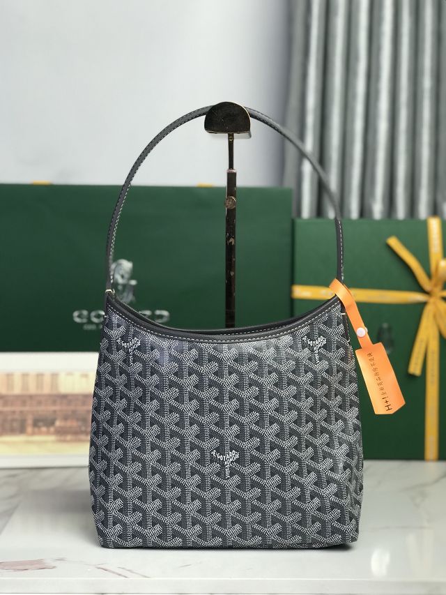 Goyard original canvas hobo boheme mini bag GY0143 grey