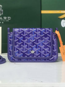 Goyard original canvas plumet pouch GY0010 blueberry purple