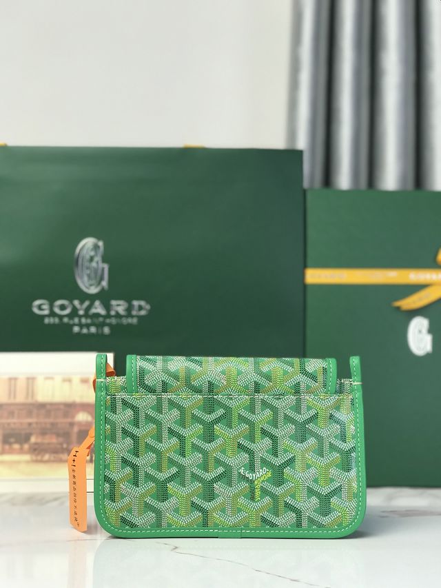 Goyard original canvas plumet pouch GY0010 meadow green