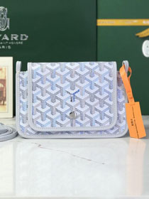 Goyard original canvas plumet pouch GY0010 polar blue
