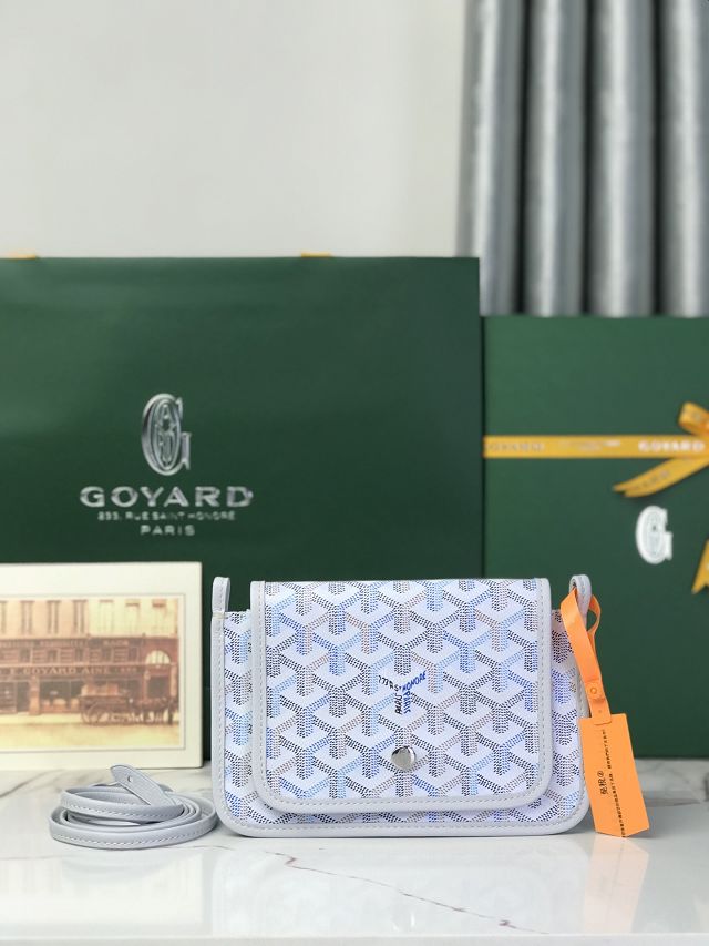 Goyard original canvas plumet pouch GY0010 polar blue