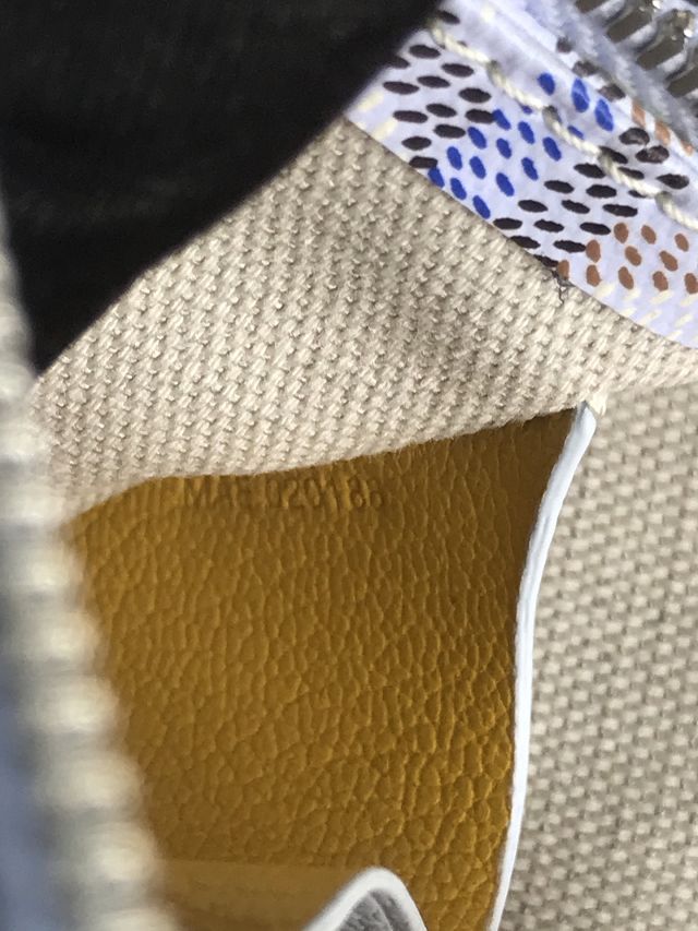 Goyard original canvas plumet pouch GY0010 polar blue