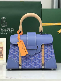 Goyard original canvas saigon structure mini bag GY0009 iris 