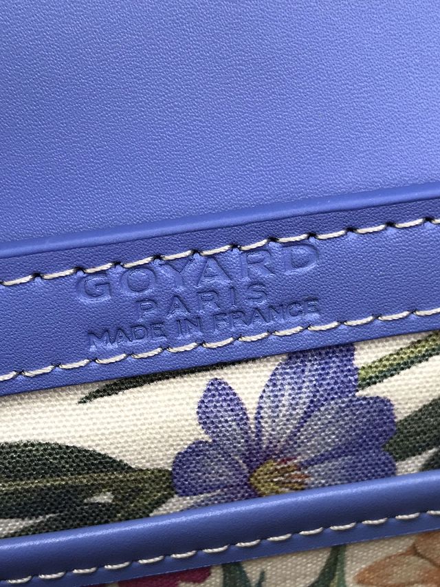 Goyard original canvas saigon structure mini bag GY0009 iris 