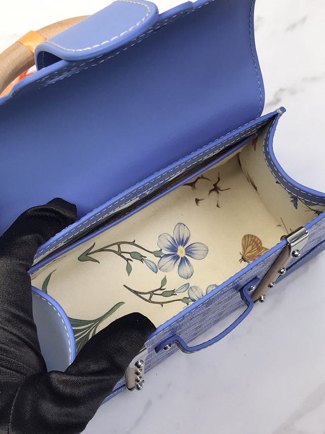 Goyard original canvas saigon structure mini bag GY0009 iris 