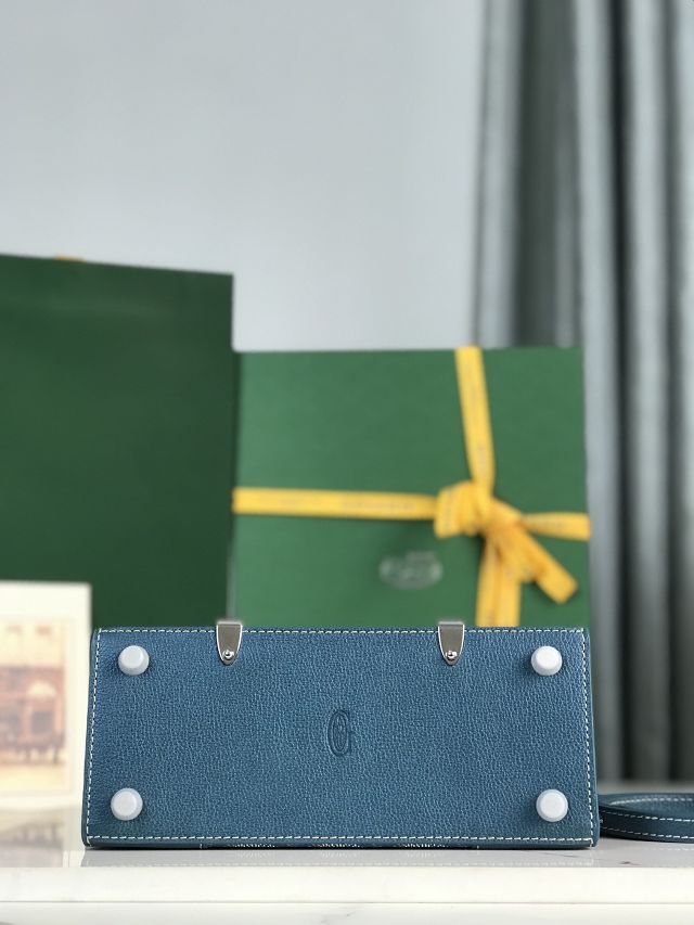 Goyard original canvas saigon structure mini bag GY0009 pearly blue