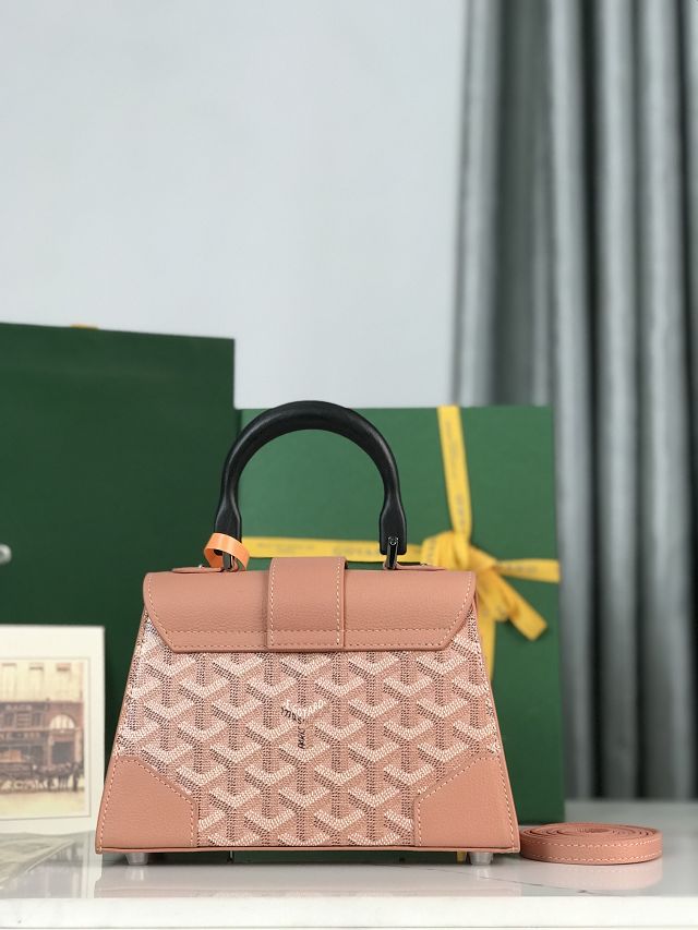 Goyard original canvas saigon structure mini bag GY0009 pearly pink