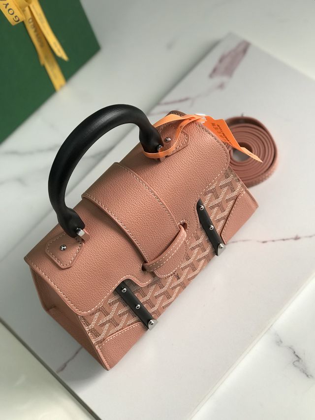 Goyard original canvas saigon structure mini bag GY0009 pearly pink