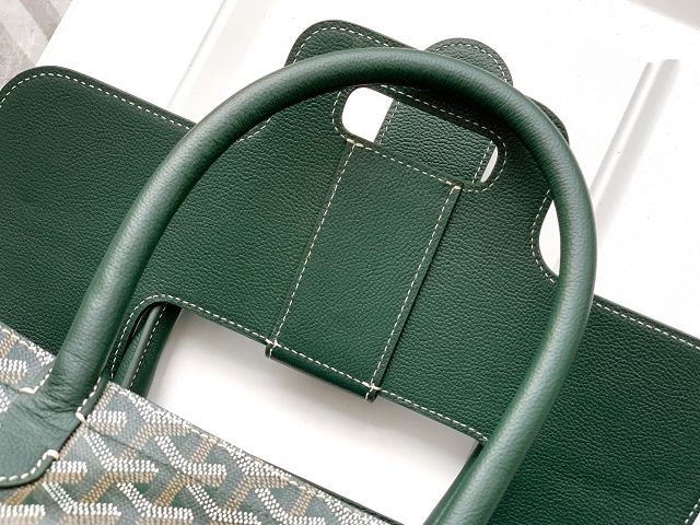 Goyard original canvas saigon tote bag GY0106 dark green
