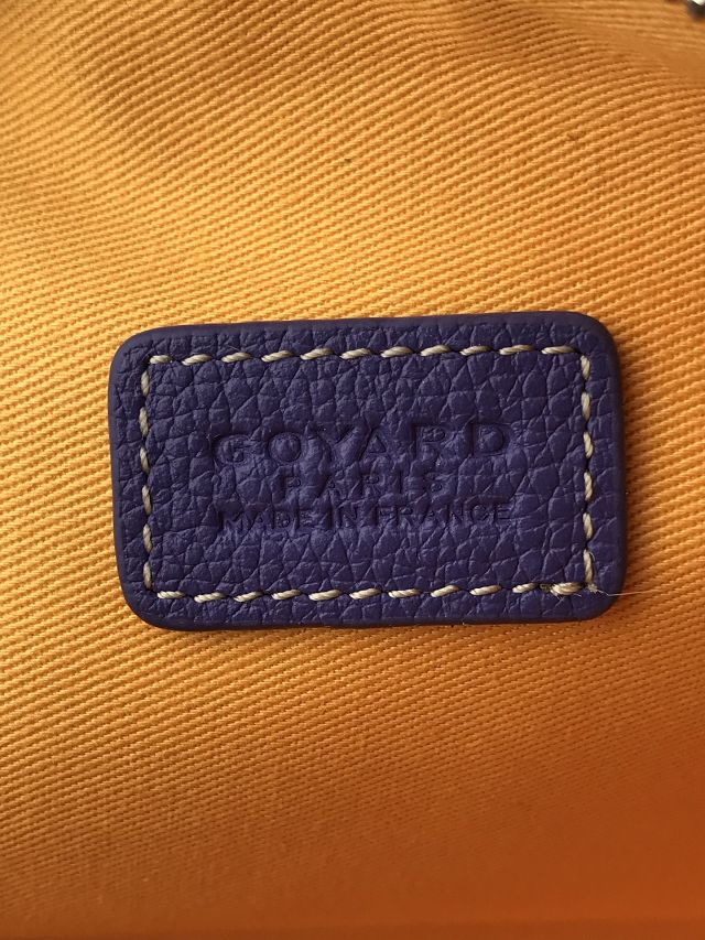 Goyard original canvas vendome cosmetic pouch GY0059 blueberry purple