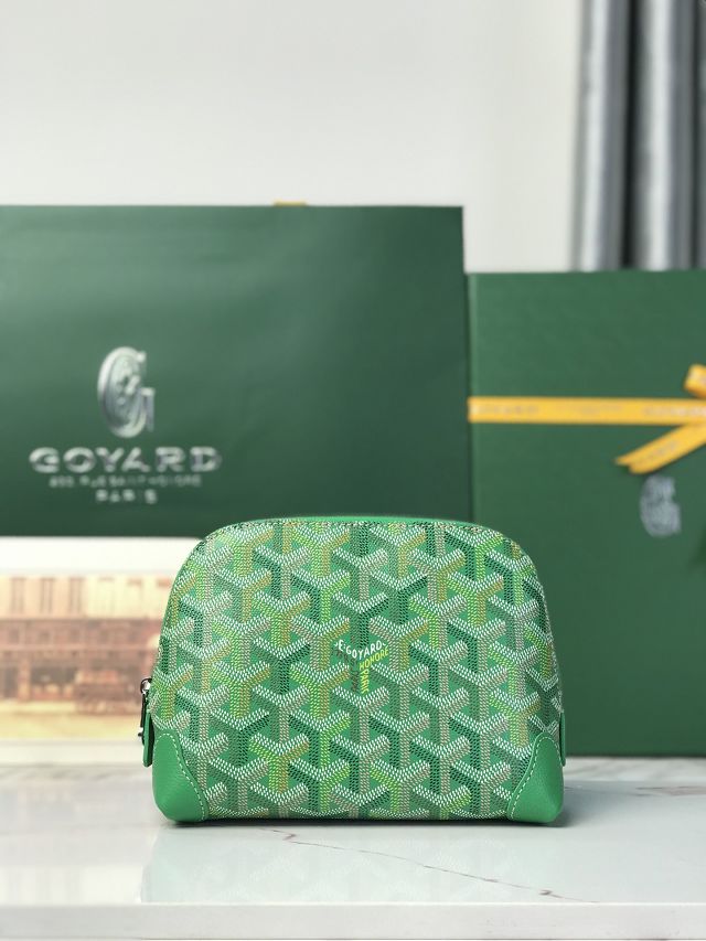 Goyard original canvas vendome cosmetic pouch GY0059 meadow green