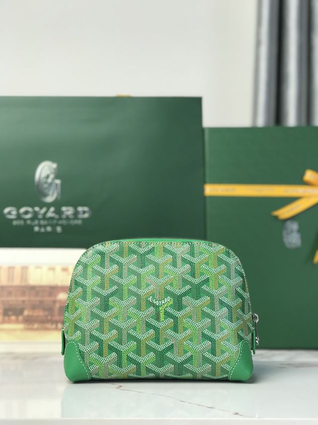 Goyard original canvas vendome cosmetic pouch GY0059 meadow green
