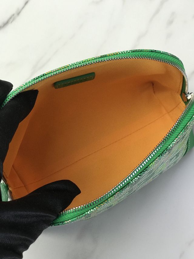Goyard original canvas vendome cosmetic pouch GY0059 meadow green