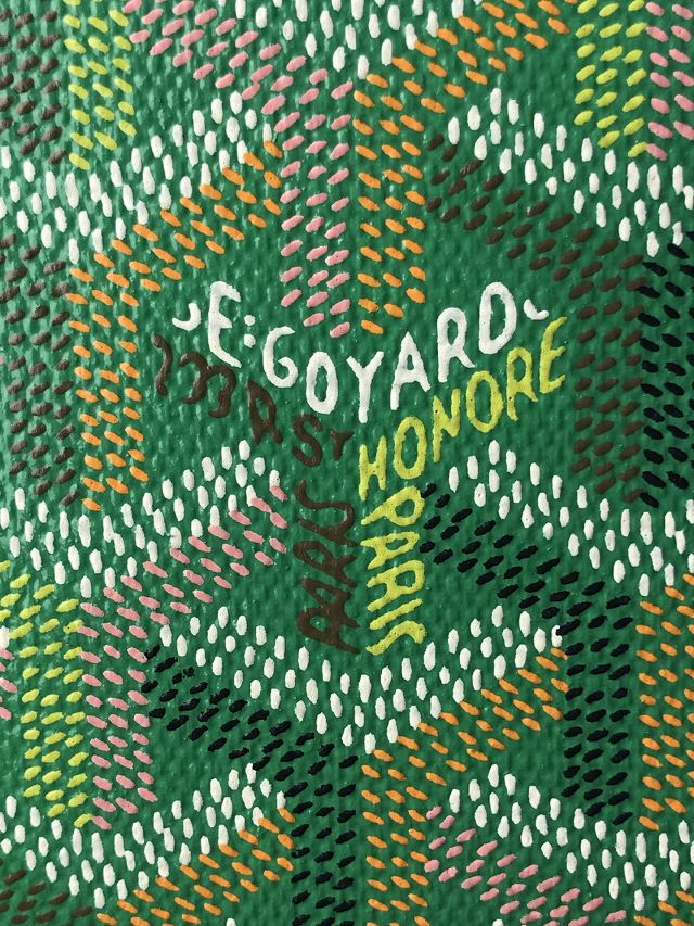 Goyard original canvas vendome cosmetic pouch GY0059 meadow green