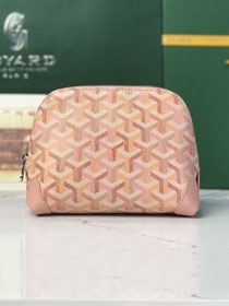 Goyard original canvas vendome cosmetic pouch GY0059 powder pink