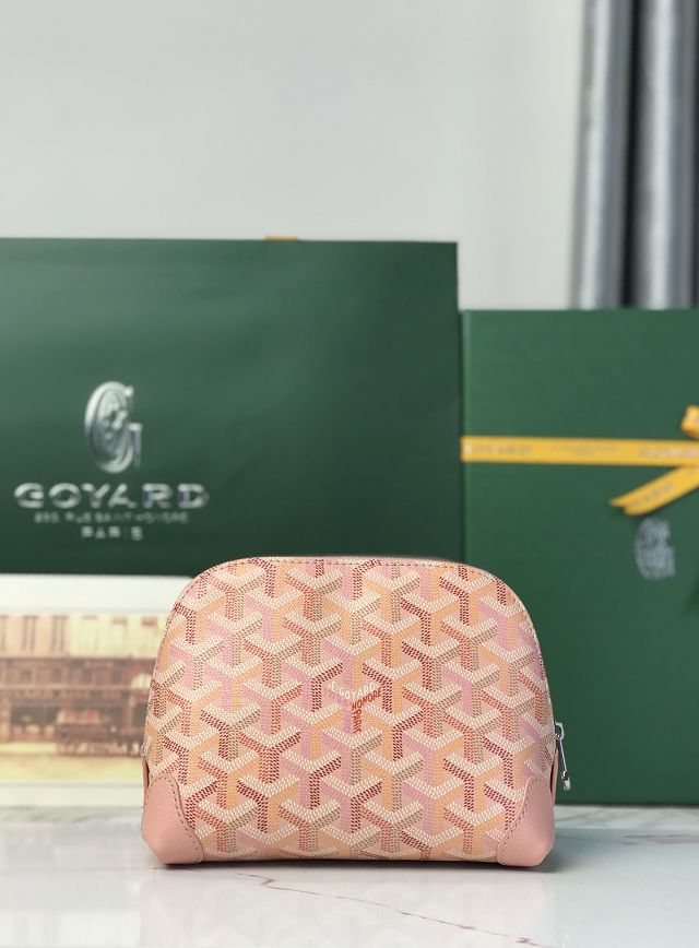 Goyard original canvas vendome cosmetic pouch GY0059 powder pink