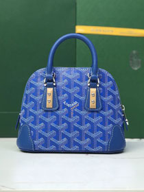 Goyard original canvas vendome nano bag GY0141 blue