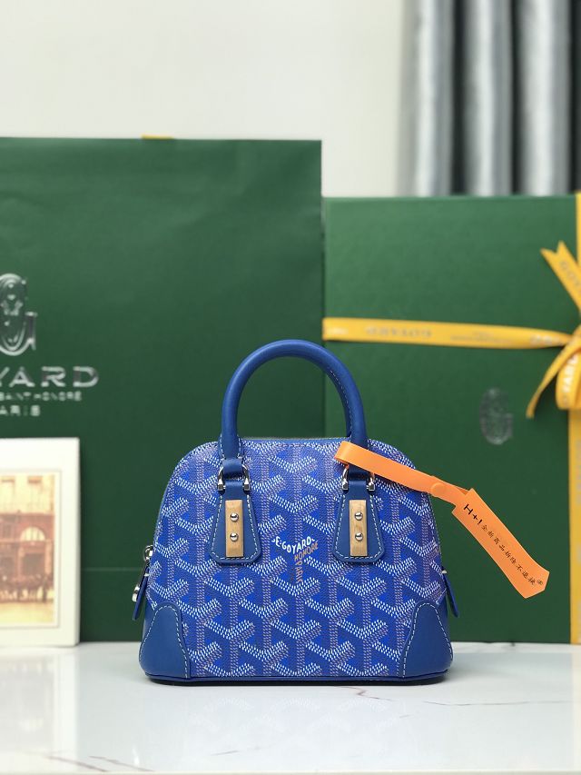 Goyard original canvas vendome nano bag GY0141 blue