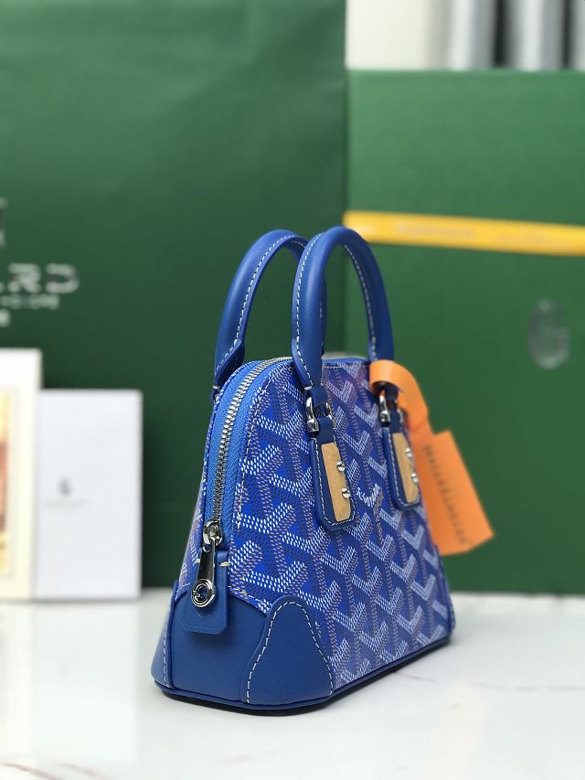Goyard original canvas vendome nano bag GY0141 blue