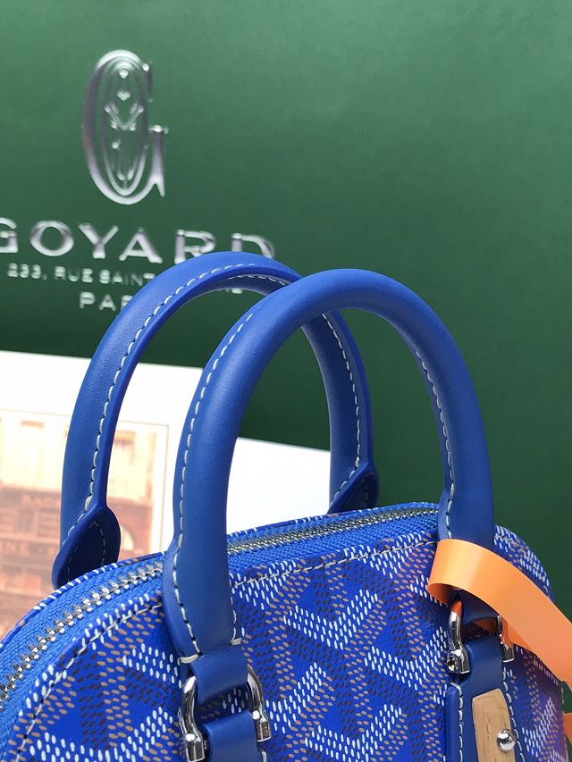 Goyard original canvas vendome nano bag GY0141 blue