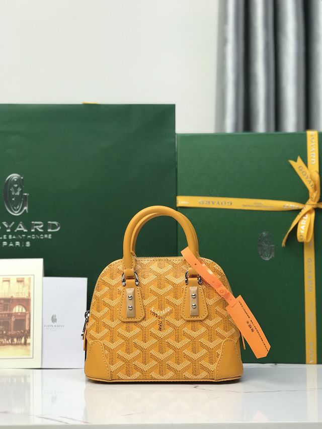 Goyard original canvas vendome nano bag GY0141 yellow