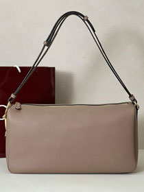 GG original calfskin half horsebit large bag 862530 grey