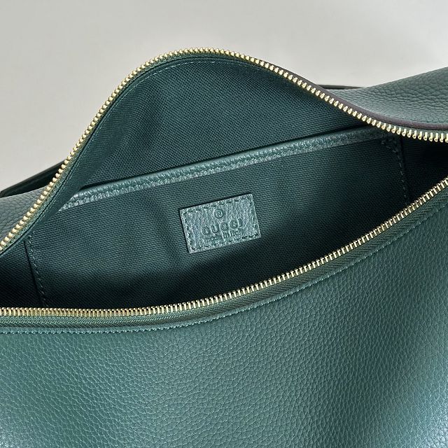 GG original calfskin half horsebit medium bag 860787 green