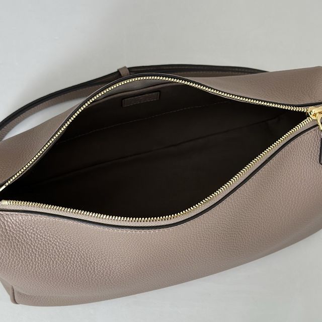 GG original calfskin half horsebit medium bag 860787 grey