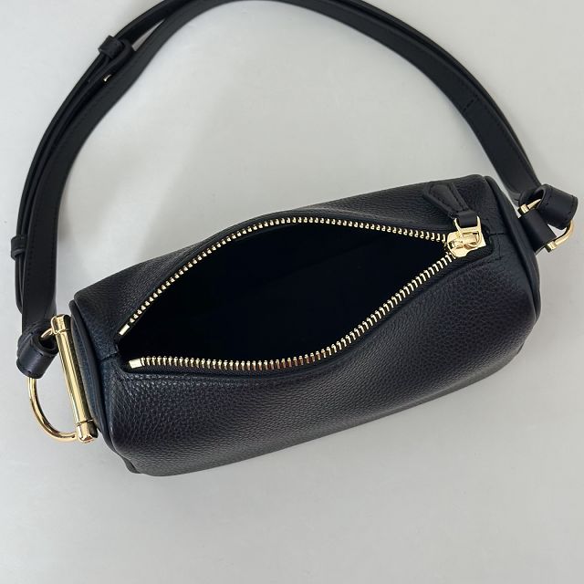 GG original calfskin half horsebit mini bag 860784 black