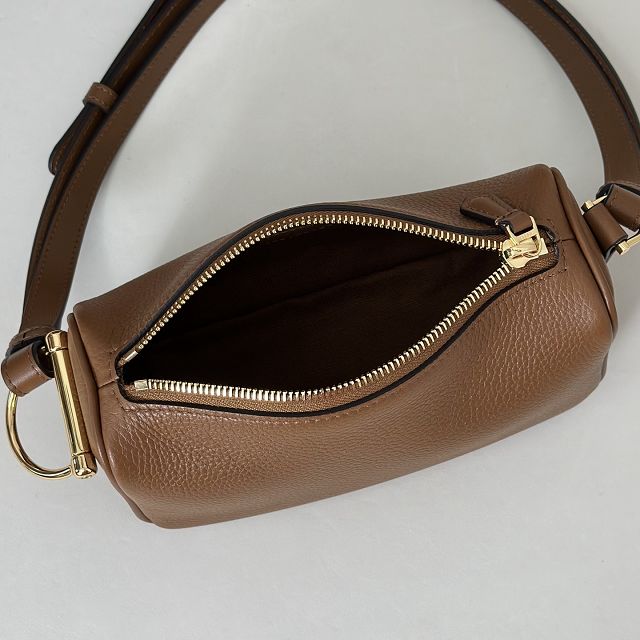 GG original calfskin half horsebit mini bag 860784 brown